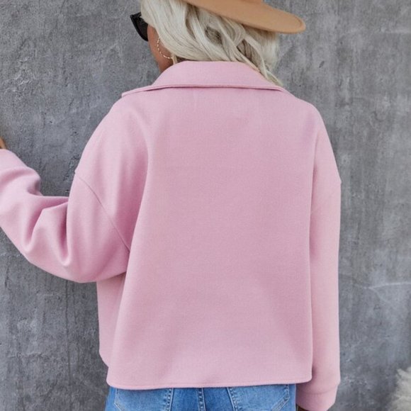 OVERSIZED FLAP POCKET DETAILED BUTTON DOWN SHIRT / - Picture 5 of 6